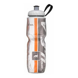 Garrafa Térmica Polar Bottle Orange Black 710ml Caramanhola