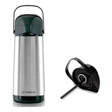 Garrafa Termica Pressao 1 8l Inox Lumina Termolar A Melhor Cor Cinza