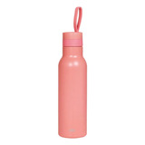 Garrafa Térmica Squeeze Inox 500ml Água Gelada Rosa Mor