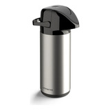 Garrafa Térmica Unitermi Verona 1 Litro Aço Inox Café Leite