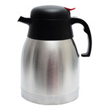 Garrafa Termico Bule Aço Inox Café Leite Chá Antigotas 1 1l Cor Prateado
