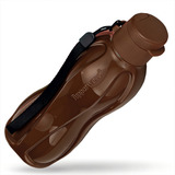 Garrafa Tupperware 500ml Eco Tupper Retornável Ecológica Cor Chocolate