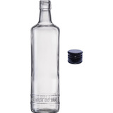Garrafa Vidro 700ml Cachaça Do Brasil Kit 6 Un Tampa