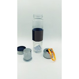 Garrafa Vidro Para Chá Infusor Inox Fundo Detox 550ml 7123