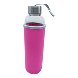 Garrafa Vidro Para Chá Infusor Inox Fundo Detox 550ml Yt7118