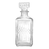 Garrafa Whisky Licor Vidro Transparente Luxo 900ml Greek