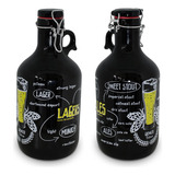 Garrafão De Cerâmica Growler 2l Preto Mondoceram Beer