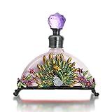 Garrafas De Perfume De Pavão Antigas Vintage Decorativas Extravagantes Frasco De Perfume De Vidro De Cristal Vazio Recarregável -rosa- 20 Ml-