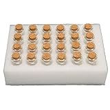 Garrafas De Vidro- 24pcs De 20 Mm De Diâmetro Drifting Garrafa Transparente Com Stoppers Kit De Rapé Vazio Feitiço Decorativo Desejando Mensagem Multiuso Para Frascos De Festa De