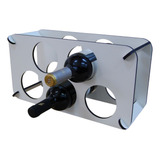 Garrafeiro Adega Madeira Mdf Llaminado Mini Bar 05 Garrafas