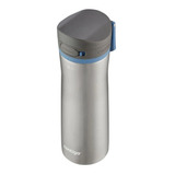 Garrafinha De Água Bike Térmica 591ml Inox Botão Automático