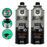 Gás Refil Bullfire Fogareiro E Maçarico Culinário 400ml 2x