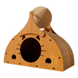 Gato Scratcher Ondulado Gato Scratcher Com Bola De Cânhamo
