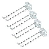 Gatuida 4 Pcs Gancho De Armazenamento Kit Limpeza Geladeira Cabides De Pegboard Organizador Escritorio Organizador De Escritorio Painel Perfurado Ganchos De Cabide Ganchos Para Pegboard