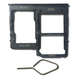 Gaveta Bandeja Chip Compatível Com Samsung Galaxy A31 A315f Cor Preto