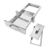 Gaveta Cinzeiro 100 Inox Tampa Refrataria E Suporte
