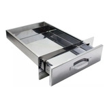 Gaveta Cinzeiro Para Churrasqueira Inox Grande 45x31cm