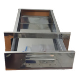 Gaveta Cinzeiro Tampa Refrataria 100 Inox Churrasqueiras