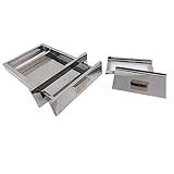 Gaveta De Cinza Inox 430 Churrasqueira Alvenaria Com Tampa