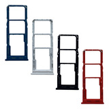 Gaveta Porta Chip Bandeja Sim Card Slot Compativel A02 A022 Cor Azul