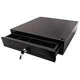 Gaveta Porta Dinheiro Pino Superior Chave Preto 