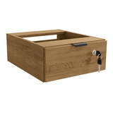Gaveteiro De Mesa Kappesberg 1 Gaveta Com Chave Li005 Freijó