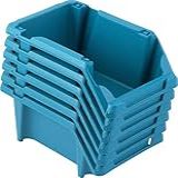 Gaveteiro Plástico- Jogo Com 6 Peças- Modelo Prático- Nº 3- Azul- Vonder VDO2662