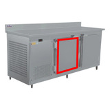 Gaxeta Balcão De Encosto Rf 038 Para Frilux 51x58 Inox 190cm