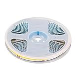 Gaya Fita Led Cob 3000k Branco Quente Amarelo 12V Rolo De 5 Metros 18W E 1800 Lúmens Por Metro IP20 Não Acompanha Fonte