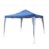 Gazebo Articulado 3x3 Tenda Para Praia Aço Cor Azul
