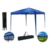 Gazebo Dobrável Guepardo Pratiko 3m X 3m X 2 5m Azul