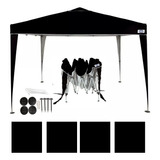 Gazebo Tenda Articulado 3x3 Mor Sanfonada 4 Paredes