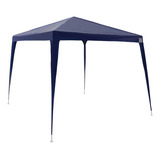 Gazebo Tenda Barraca De Praia 3x3 Bolsa Transporte Feira Cor Azul