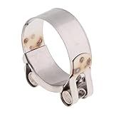 Gazechimp Braçadeira De Escape Para Motocicleta Clipe Suporte Banjo De Aço Inoxidável 48 51 Mm