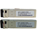 Gbic 10gb 40km Kit Par Bidi Monomodo Wdm Lc Dom Sfp 10g Er