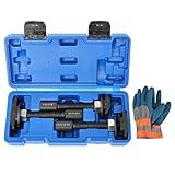 GEAROLL Conjunto De Ferramentas De Extrator De Rolamento De Eixo Traseiro Extrator De Rolamento De Eixo 3 Peças Kit De Ferramentas De Remoção De Rolamento De Eixo Traseiro Kit De Martelo Deslizante