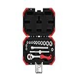 GEDORE RED Jogo De Soquetes Sextavados 4 A 13Mm Encaixe De 1 4 Pol Com 16 Peças 3300050
