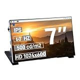 GeeekPi Tela LCD De 7 Polegadas Para Raspberry Pi Tela LCD IPS 1024 X 600 Com Suporte Monitor Portátil HDMI Para Raspberry Pi 5 Pi 4B 3B 3B B Zero 400 Win11 10 8 7 Banana Pi M5 M2 Zero