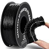 Geeetech Filamento TPU 1 75 Mm Consumíveis De TPU Flexível Para Impressora 3D Precisão Dimensional 0 05 Mm 1 Kg 2 2 Lbs 1 Carretel Preto Sólido