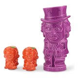 Geeki Tikis Willy Wonka E O Conjunto De Canecas Da Fábrica D