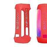 Geekria Capa De Silicone Para Alto Falante Compatível Com Capa JBL Pulse 4 Capa Protetora à Prova D água Macia Caixa De Transporte Para Alto Falantes Bluetooth De Substituição Com Gancho Para