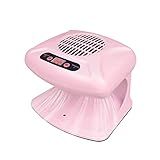 Gegong Secador De Unhas De Ar Com Sensor Automático Secador De Ar Com Ventilador De Unhas De 300 W Para Mãos E Pés Secador De Vento Quente E Frio Para Esmaltes Regulares Uso Em Casa E Salão De Beleza Não Prejudicial Rosa 