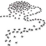 Gejoy 60 Pcs Plastic Flies Mini Realistic Fake Fly Bugs Bulk Prank Gift Pranks Trick Joke Bugs Simulated Insect For Joke Tricking Funny Back To School Halloween Party Supplies Course Teaching Prop