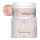 Gel Agl Nails Nude Encanto Com Glitter Control Unhas Led Uv