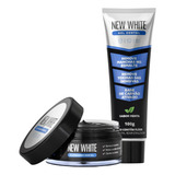 Gel Carvão Ativado Branqueador Clareador Dental Kit