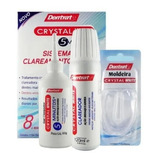 Gel Dental Kit Crystal White Whitening Completo Moldeira