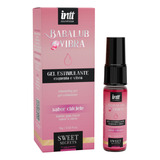 Gel Excitante Babalub Vibra Sabor Chiclete By Carla Geane
