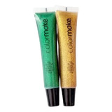 Gel Liquido P Corpo E Cabelo Glitter Verde E Amarelo 30g