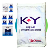 Gel Lubrificante Íntimo K y Ky Base Água Sache 5g Com 100un