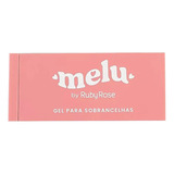 Gel Para Sobrancelhas Modelador Incolor Com Escovinha Melu
